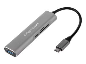 HUB USB Type C - HDMI USB3.0 SD MICROSD +USB Type C KRUGER&MATZ