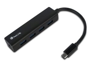 Hub USB type C NGS Wonder Hub4 4 porturi USB 3.0 negru