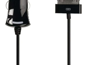 Incarcator auto 12-16V - iPhone cu 30pini 1m negru Valueline