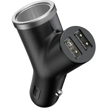 incarcator-auto-baseus-ccall-yx01-y-type-quick-charge-40w-2x-usb-output-45v-5a-1x-bricheta-auto-negru