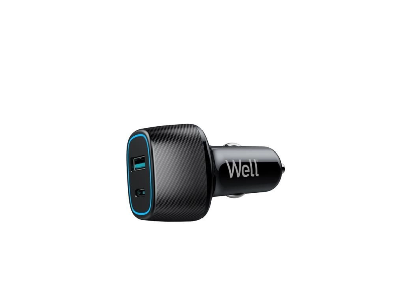 incarcator-auto-well-63w-1xusb-type-c-pd-45w-usb-a-qc-18w-negru-psup-usb-cpq6301bk-wl