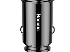 Incarcator bricheta auto 30W Baseus CCALL-YS01 Circular Plastic PPS 1x USB 4.5V /5A 1x USB Type-C 5V /3A negru