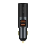 Incarcator bricheta auto Baseus CCBT-D0G Share Together 2x USB Output 5V /3A 1x bricheta auto total output 120W gri
