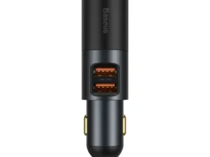 Incarcator bricheta auto Baseus CCBT-D0G Share Together 2x USB Output 5V /3A 1x bricheta auto total output 120W gri