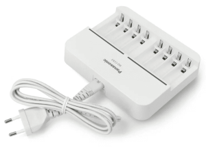 Incarcator Eneloop pro Panasonic SMART 8 CHARGER 8x AA R6 sau 8x AAA R3 NiMH BQ-CC63E
