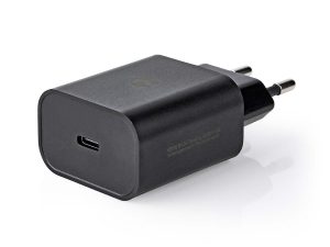 Incarcator retea 3A 1-iesire USB type C PD 18W negru Nedis