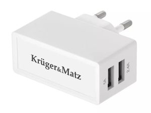 Incarcator retea dual USB 2.4A Kruger&Matz
