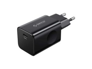 Incarcator retea Orico PT30-C USB TYPE C QC3.0 30W negru PT30-C-EU-BK