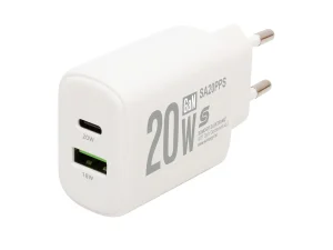 Incarcator retea rapid USB + USB-C QC PD PPS 20W SAL SA20PPS