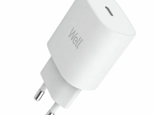 Incarcator retea - USB type C PD 25W PPS alb Well PSUP-USB-WPD2501WE-WL