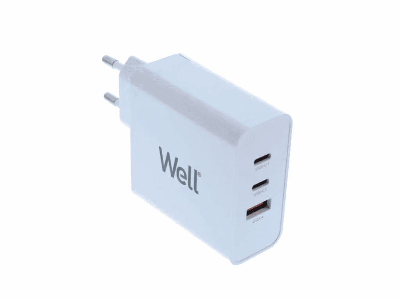 incarcator-retea-well-1x-usb-a-qc30-2x-usb-type-c-pd-65w-pps