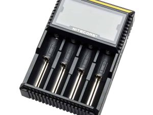 Incarcator universal acumulatori x4 LCD 100-240V 12V NITECORE Digicharger D4EU