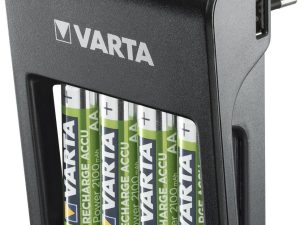 Incarcator Varta 57687 AA/AAA 9V NiMH port USB +4 acumulatori AA 2100 mAh