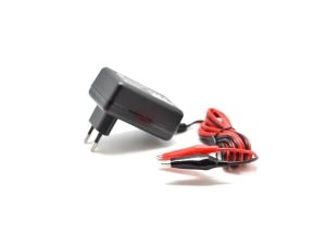 Incarcator VRLA 13.8V 1A cu clesti Vr-Alx pentru acumulatori plumb 12V 2-12Ah