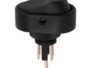 Interupator basculant 1 circuit 12V 20A OFF-ON LED albastru 2 pini