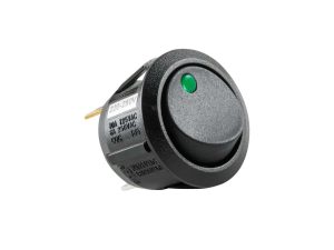 Intrerupator basculant bec verde ON-OFF 250V/6A incastrare 21mm HOME