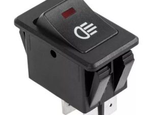 Intrerupator cu bec pentru far auto ASW-17 ON-OFF 4 pini 12V 35A cu retinere