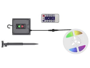 Kit banda LED RGB incarcare solara IP67 V-tac SKU-23046