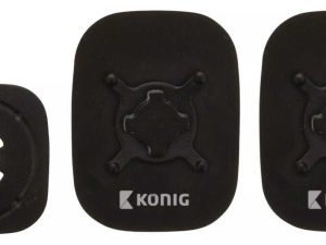 Kit suport negru montare telefon universal Konig