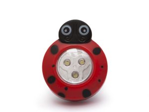 Lampa cu LED de veghe decorativa Buburuza cu buton 20273A Phenon