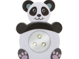 Lampa cu LED de veghe decorativa Panda cu buton 20273D Phenon