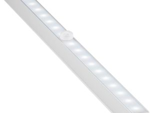 Lampa LED alb rece 6500K 160lm 2.2W cu detector de miscare intrerupator 6x AAA 55498 Goobay