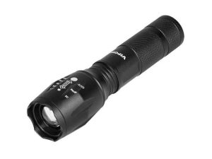 Lanterna 10W LED cu incarcare USB VIPOW 100m 37.5x138mm aluminiu