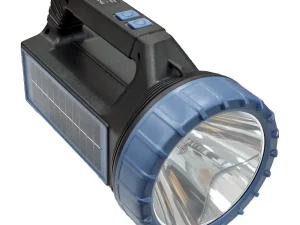 Lanterna LED USB + SOLAR 400lm negru/albastru TD-3600S