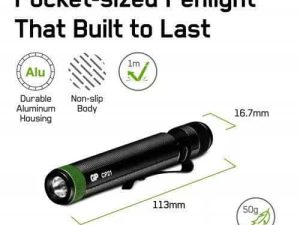 Lanterna tip stilou LED GP GPCP21BE-2FB1 20lm 20m 1x AAA aluminiu