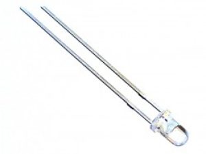 LED 3mm alb rece 3.0V-3.2V 20mA 8000K MCD 6000-8000
