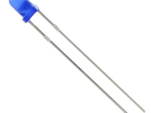 LED 3mm albastru 3.0V-3.2V 20mA 455-465 MCD 500-700