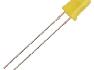 LED 5mm galben 130mcd 15mA 12V OPTOSUPPLY OSY5LU5B64A-12V