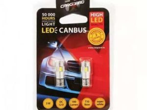 LED de Pozitie Canbus T10 12V 3W 180lm 6000K set 2buc CAN120 Carguard