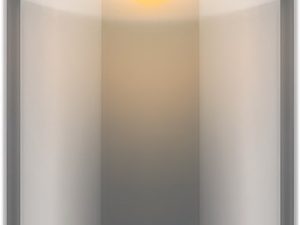 Lumanare LED Real Wax din sticla 7.5x12.5cm Goobay 60371