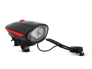Lumina pentru bicicleta cu claxon electric XPE LED acumulator Li-ion 400mAh 450lm IP55 Phenom 18582