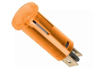 Lumina semnal 12V lumina portocalie LED 39x12 mm terminal 6.3mm 07921NA