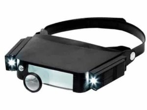 Lupa cu suport capilar si iluminare cu LED HANDY