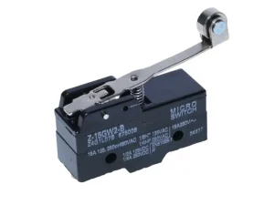 MICRO SWITCH cu tija lunga 63mm si rola 11mm 49x18x29/46mm Z-15GW2-B 15A 125 /250 /480VAC