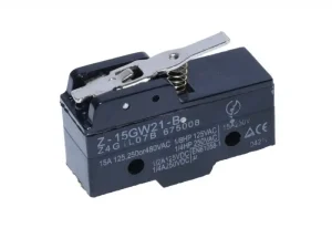 MICRO SWITCH cu tija scurta 40mm Cursa de actiune 8mm 49x18x29/35mm Z-15GW21-B 15A 125 /250 /480VAC