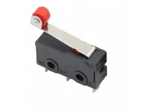 MICRO SWITCH mini cu tija 19mm si rola 4mm 5A 125-250V 20x18x6mm