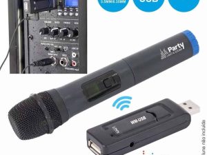 Microfon wireless cu modul USB Party Light & Sound