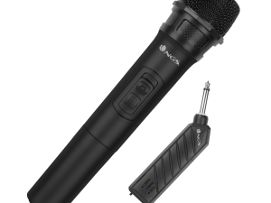 Microfon wireless unidirectional VHF Jack 6.3 mm negru SINGERAIR NGS