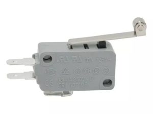 Microinterupator 1 circuit 16A 250V ON-ON cu lamela 30mm si rola 28x16x10mm 09009