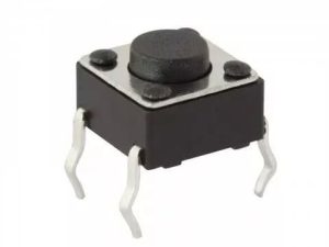 Microintrerupator 1 circuit 0.05A 12VDC OFF-(ON) buton 2.5 mm fara retinere