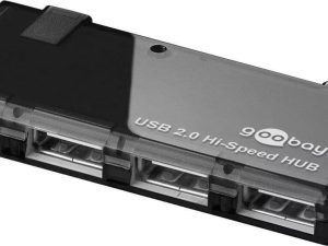 Mini HUB USB 4 port 2.0 negru Goobay