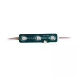 Modul 3 LED-uri SMD5050 verde IP67 V-TAC