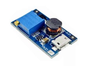 Modul DC-DC BOOST de 2A Intrare 2-24V Iesire pana la 28V