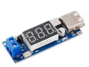 Modul DC-DC cu LCD 5V 2A