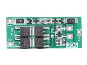 Modul protectie incarcare 2x 18650 balansat 20A