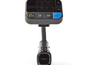 Modulator FM Nedis Bluetooth MicroSD Hands-Free Control vocal 2x USB